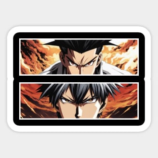 Anime Deadliest Battle Anime Eyes Sticker